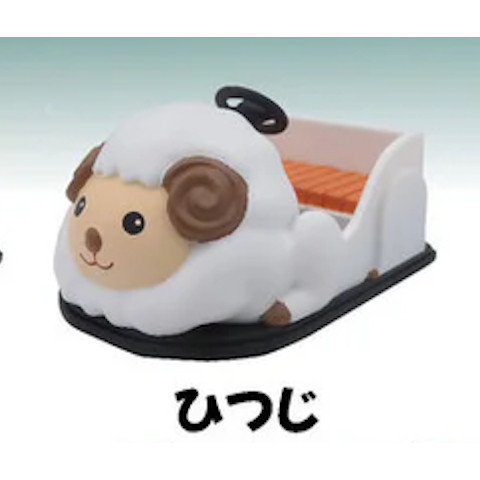 3A086『現貨』遊樂園動物回力車 ToysCabin 扭蛋 轉蛋 