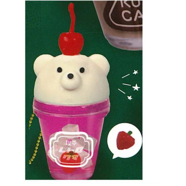 1A882『現貨』熊café蘇打＆咖啡吊飾 J.DREAM 扭蛋 轉蛋 