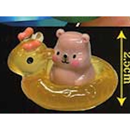 4A956『現貨』派對小動物蓄光泳圈公仔 AMUSE 扭蛋 轉蛋 