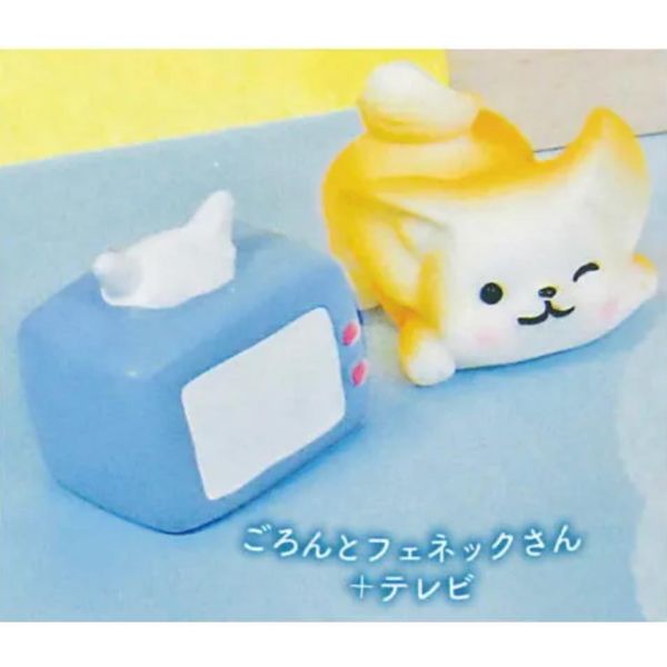 5A177『現貨』在家萬歲耳廓狐公仔   Bright link  扭蛋   轉蛋 