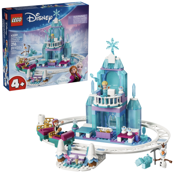 『現貨』LEGO 43281 DISNEY 艾莎的冰雪城堡和雪橇大冒險  盒組 