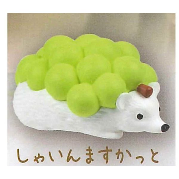 3A722『現貨』刺猬仿真料理 YELL 扭蛋 轉蛋 