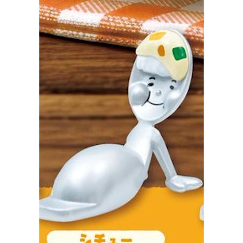 6A393『現貨』滿腹的湯匙造型公仔  Qualia  扭蛋   轉蛋 