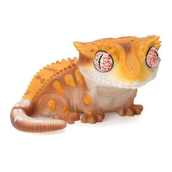 5A215『現貨』生物大圖鑑公仔-豹紋壁虎與睫角守宮 BANDAI 扭蛋 轉蛋 