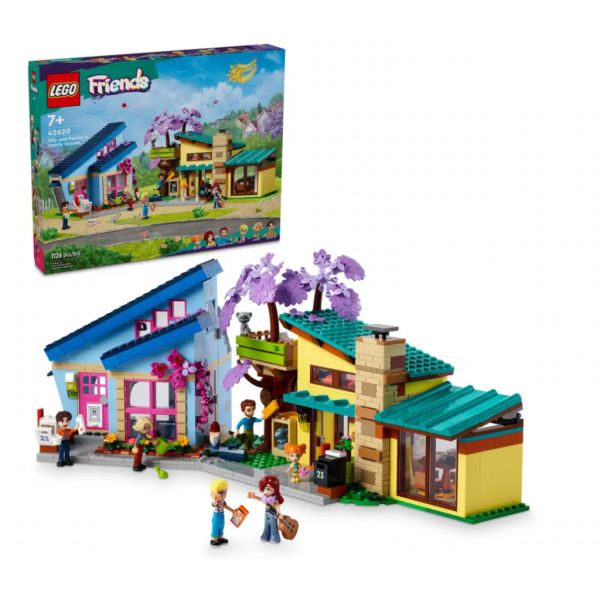『現貨』LEGO 42620 Friends-歐利的家和佩斯莉的家 盒組 