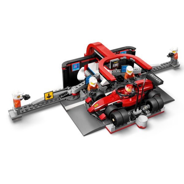 『現貨』LEGO 60443 City-F1維修站、維修人員和 Ferrari 盒組 