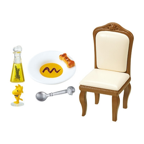 R207『現貨』史努比餐廳場景組 RE-MENT 盒玩 