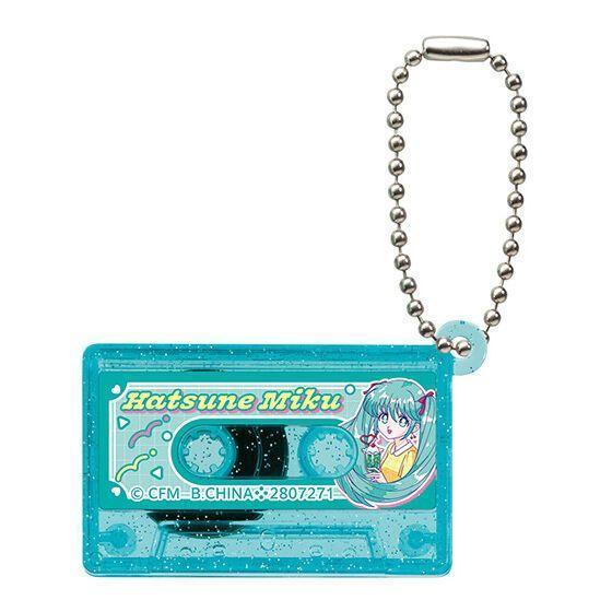 6A045『現貨』初音未來錄音帶吊飾 BANDAI  扭蛋   轉蛋 