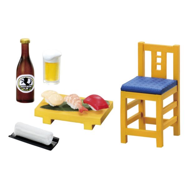 R214『現貨』嘿久等了!下町的人情壽司 RE-MENT 盒玩 