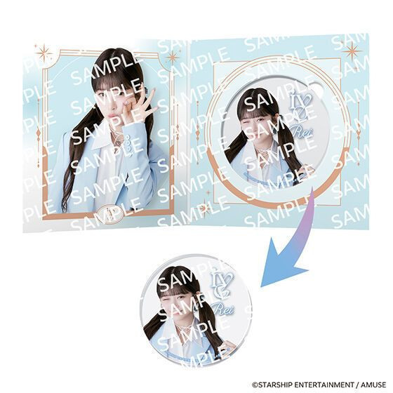 R255『現貨』IVE FROM STARSHIP ENTERTAINMENT WITH AMUSE杯墊 