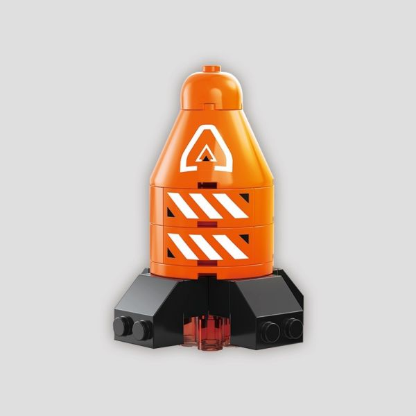 3A775『現貨』積木創造系列P7-月球表面探索基地篇 Shine-G 扭蛋 轉蛋 