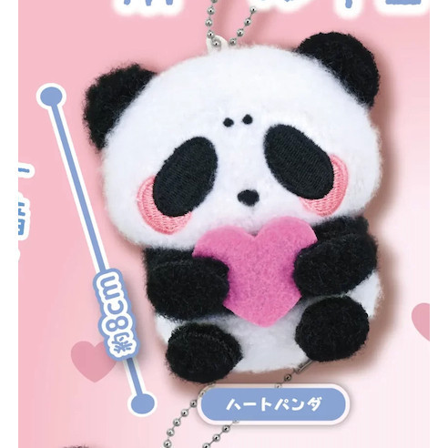 4A872『現貨』熊貓玩偶吊飾P2 夢屋 扭蛋 轉蛋 