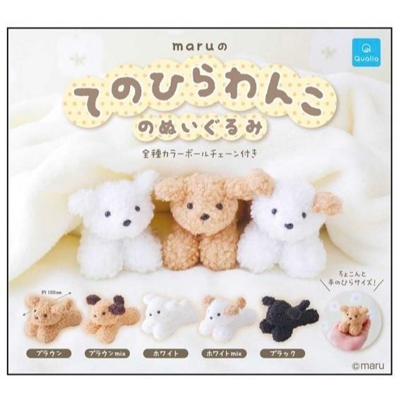 5A808『現貨』maru掌上絨毛狗吊飾  Qualia  扭蛋   轉蛋 
