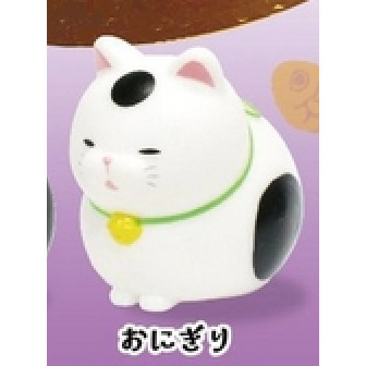 4A333『現貨』鬍鬚饅頭貓軟膠公仔P3 AMUSE 扭蛋 轉蛋 