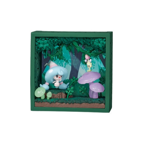 R213『現貨』寶可夢框架深綠之森 RE-MENT 盒玩 