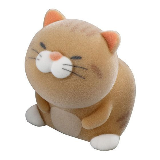 2A295『現貨』Q彈饅頭植絨貓貓 BANDAI 扭蛋 轉蛋 