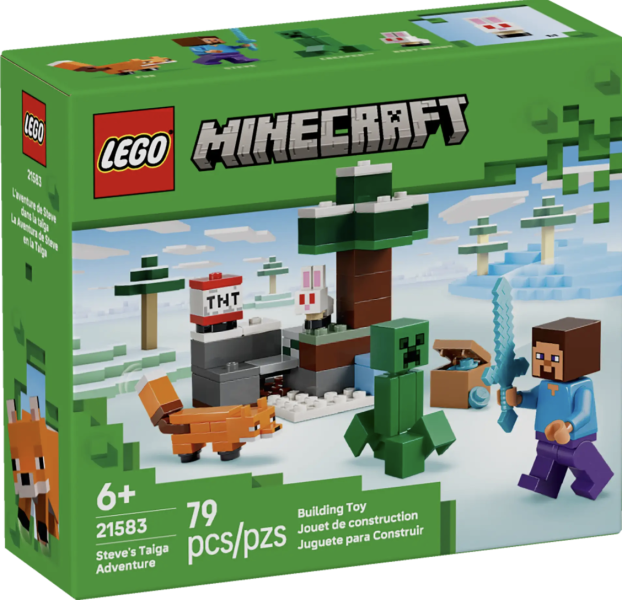 『現貨』LEGO 21583 Minecraft 史提夫的針葉林地大冒險 盒組 