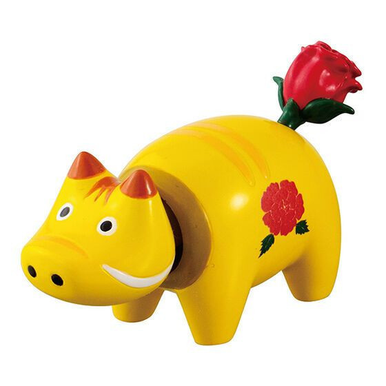 2A670『現貨』花朵神獸牛排隊公仔 BANDAI 扭蛋 轉蛋 