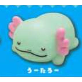 5A341『現貨』捏捏蓄光蠑螈公仔  AMUSE 扭蛋   轉蛋 