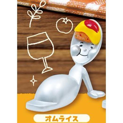 6A393『現貨』滿腹的湯匙造型公仔  Qualia  扭蛋   轉蛋 