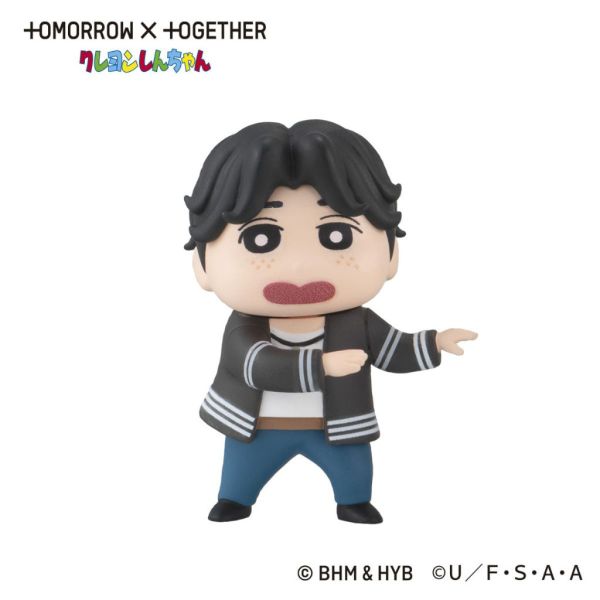 3A480『現貨』TXT蠟筆小新排隊公仔 BANDAI 扭蛋 轉蛋 