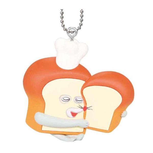 5A574『現貨』麵包小偷扁扁公仔吊飾   T-ARTS  扭蛋   轉蛋 