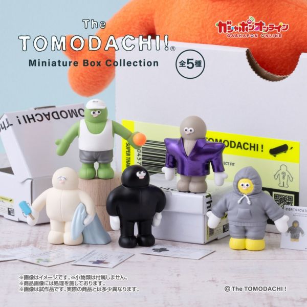 4A746『現貨』The TOMODACHI！包裝盒公仔 BANDAI 扭蛋 轉蛋 