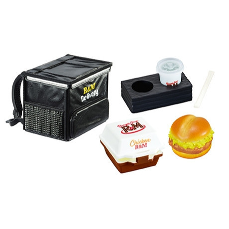 R295『現貨』袖珍R&M速食漢堡店 RE-MENT 盒玩 
