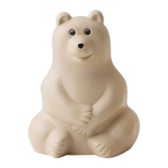 1A348『現貨』北極熊銀行造型排隊公仔 BANDAI 扭蛋 轉蛋 