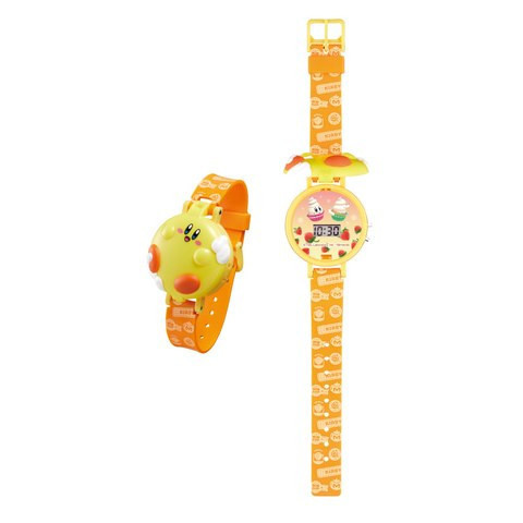 2A860『現貨』星之卡比美食節圓滾滾電子錶 T-ARTS 扭蛋 轉蛋 