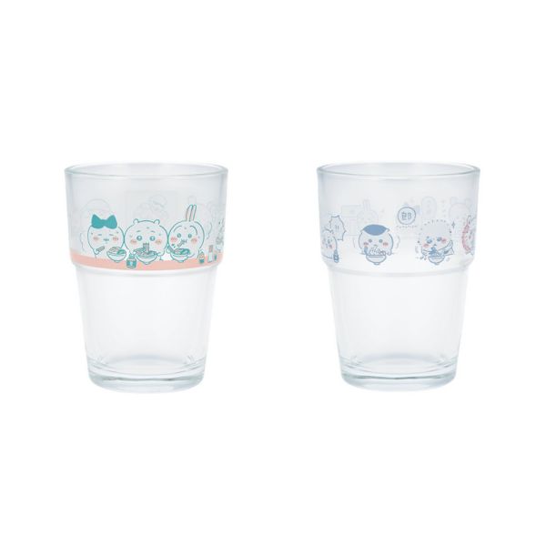 F034『現貨/點數兌換』吉伊卡哇一番賞-大家的拉麵 E賞玻璃杯 絨毛玩偶 