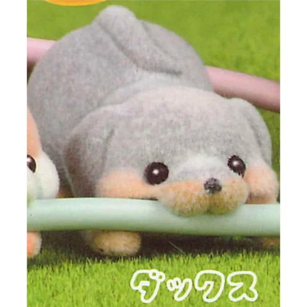 1A813『現貨』咬咬子犬充電線公仔 YELL 扭蛋 轉蛋 