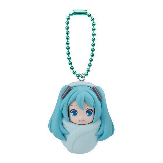 6A571『現貨』初音未來嬰兒公仔吊飾 BANDAI  扭蛋   轉蛋 