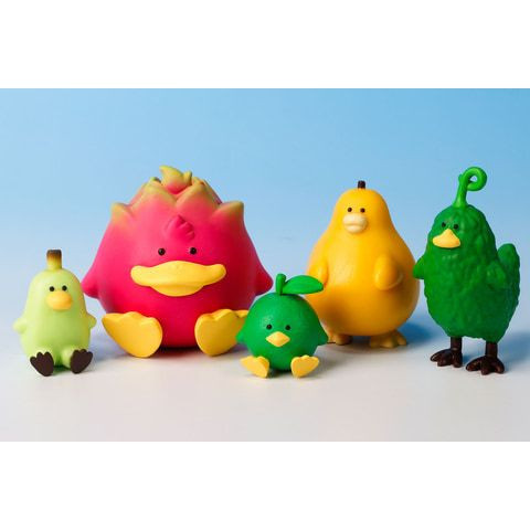 3A975『現貨』熱帶水果鳥公仔P4 T-ARTS 扭蛋 轉蛋 