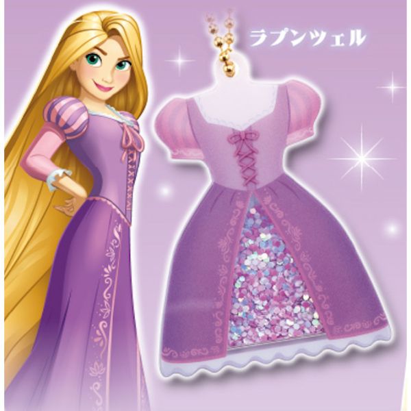 3A010『現貨』迪士尼公主裙搖搖壓克力吊飾 T-ARTS 扭蛋 轉蛋 