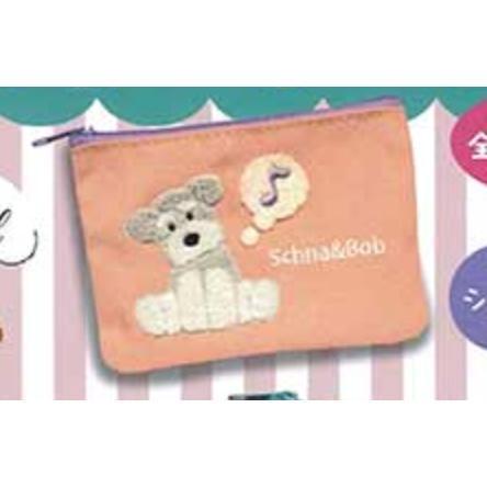 5A246『現貨』雪納與鮑伯刺繡小物包  AMUSE 扭蛋   轉蛋 