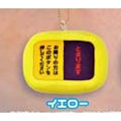 6A404『現貨』聲效日本公車下車鈕絨毛吊飾P2  YELL  扭蛋   轉蛋 