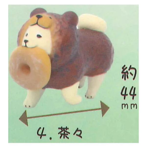 3A852『現貨』木雕差事柴犬 ToysCabin 扭蛋 轉蛋 