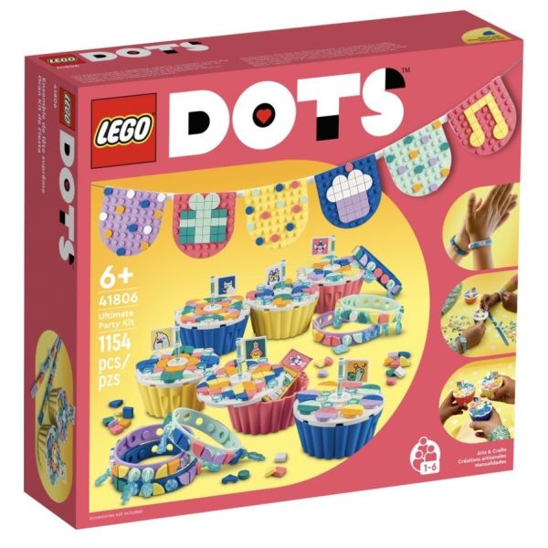 『現貨』LEGO 41806 DOTS-終極豆豆派對組 盒組 