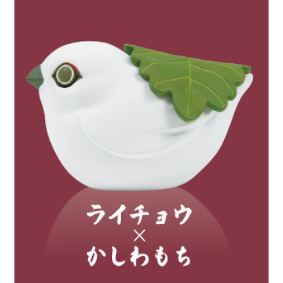 3A085『現貨』和菓子鳥公仔 Qualia 扭蛋 轉蛋 