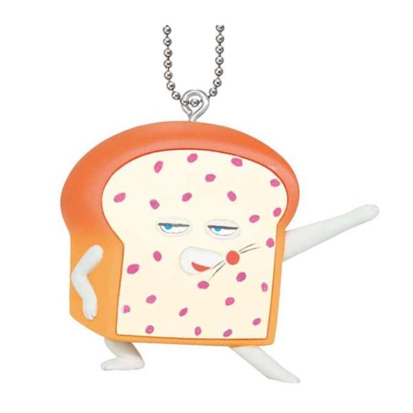 5A574『現貨』麵包小偷扁扁公仔吊飾   T-ARTS  扭蛋   轉蛋 