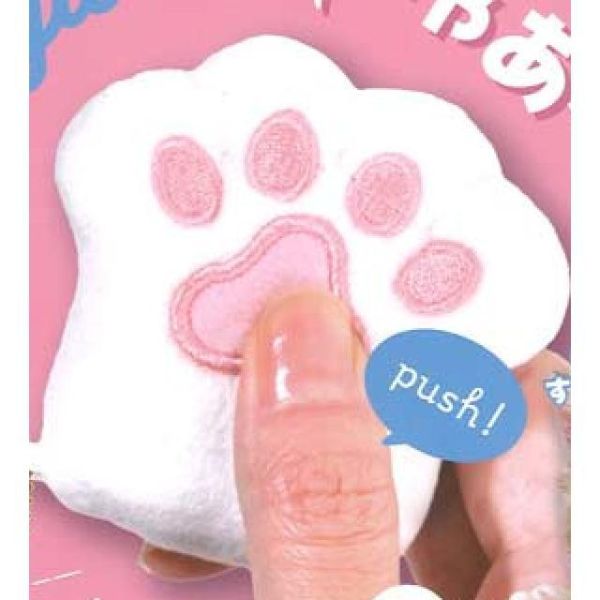 5A737『現貨』貓咪音效肉球玩偶吊飾  YELL  扭蛋   轉蛋 