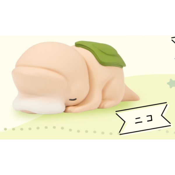 2A843『現貨』恐龍寶寶睡覺公仔 Qualia 扭蛋 轉蛋 