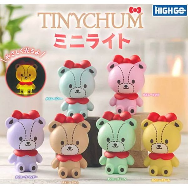 4A983『現貨』 Tiny Chum 坐姿發光小夜燈 BUSHIROAD 扭蛋 轉蛋 