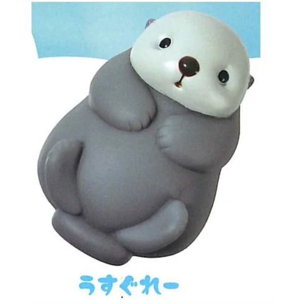 2A785『現貨』漂漂軟膠海獺 YELL 扭蛋 轉蛋 