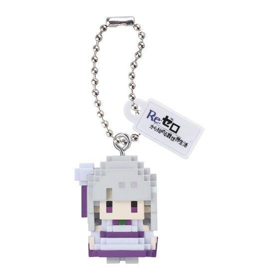 6A429『現貨』從零開始的異世界生活像素公仔吊飾   BANDAI 扭蛋 轉蛋 