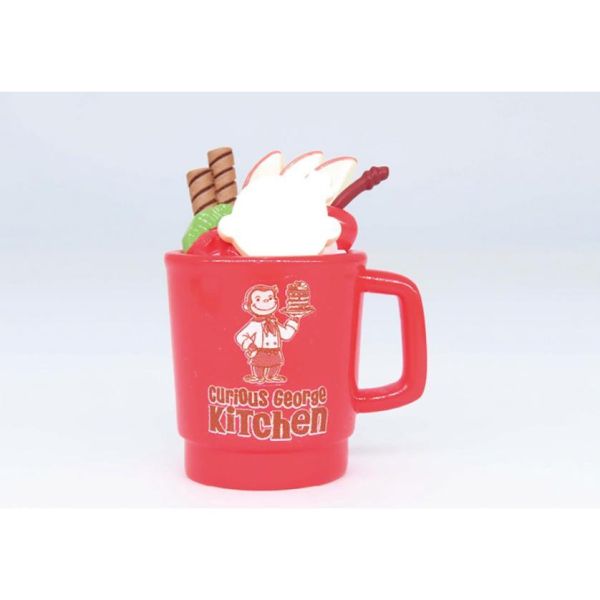 5A765『現貨』Curious george Kitchen 收藏公仔   T-ARTS  扭蛋   轉蛋 