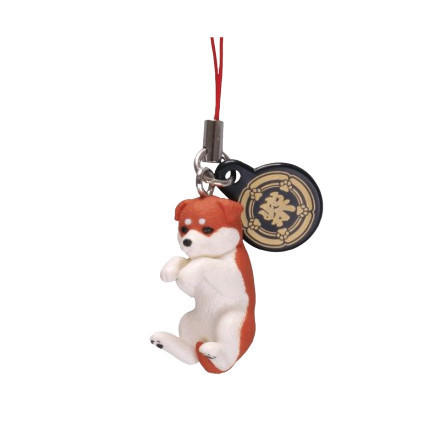 2A484『現貨』柴犬根付吊飾 Tarlin 扭蛋 轉蛋 