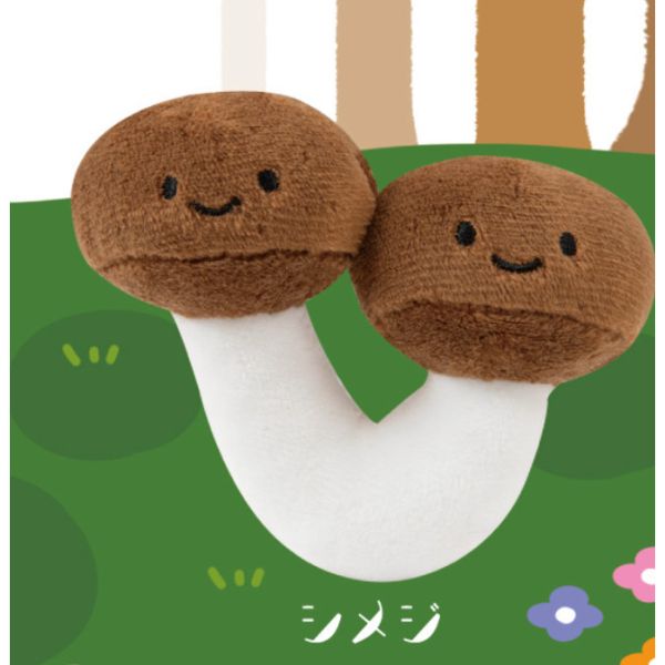 2A552『現貨』笑咪咪菇類絨毛吊飾 Qualia 扭蛋 轉蛋 