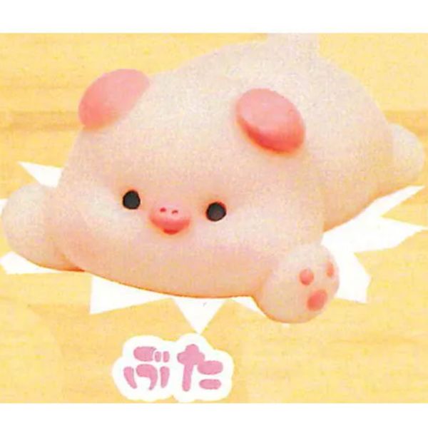 4A006『現貨』動物寶寶滑跤公仔 Bright Link 扭蛋 轉蛋 